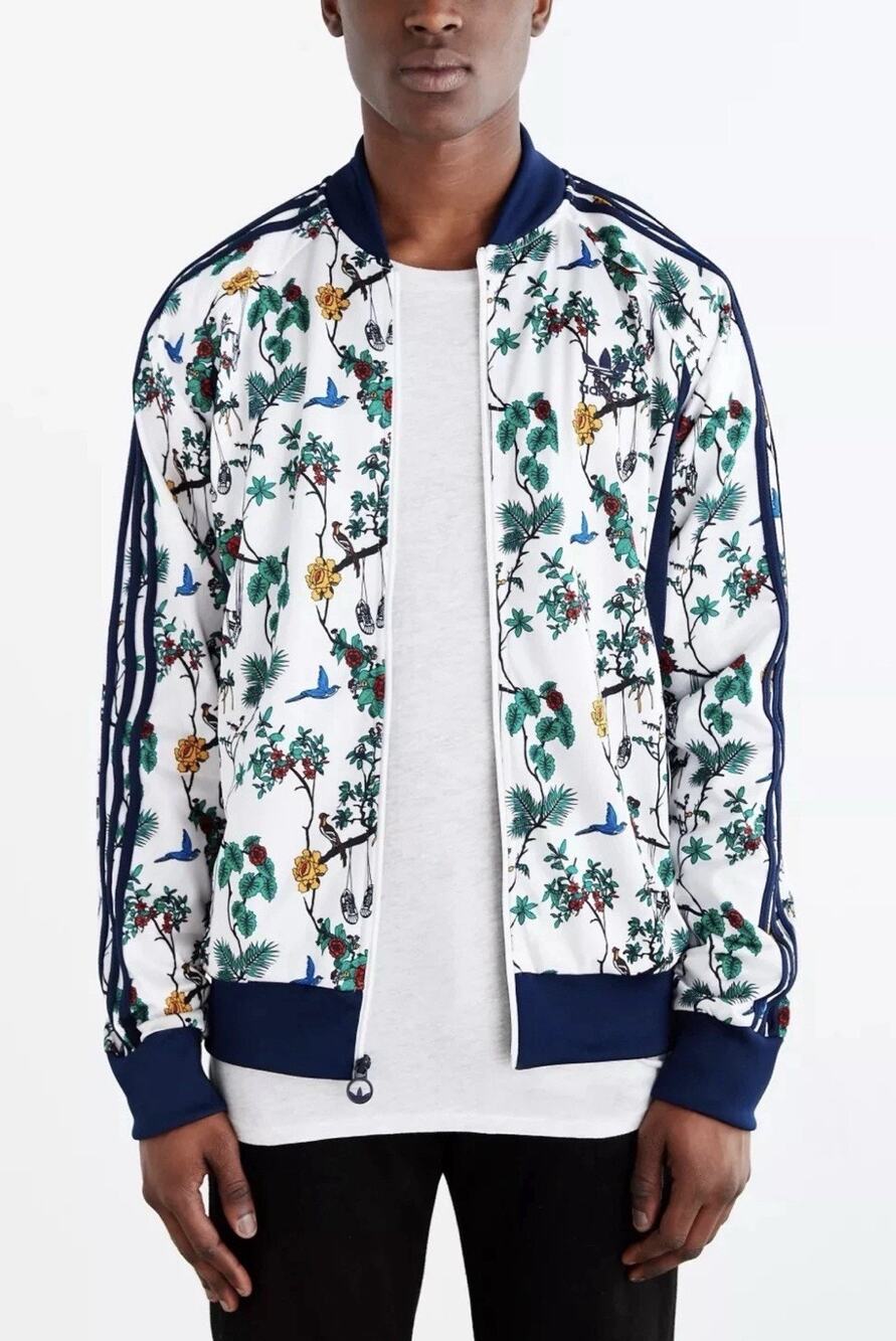 Adidas Originals Island Superstar Track Jacket White Men's Sz S